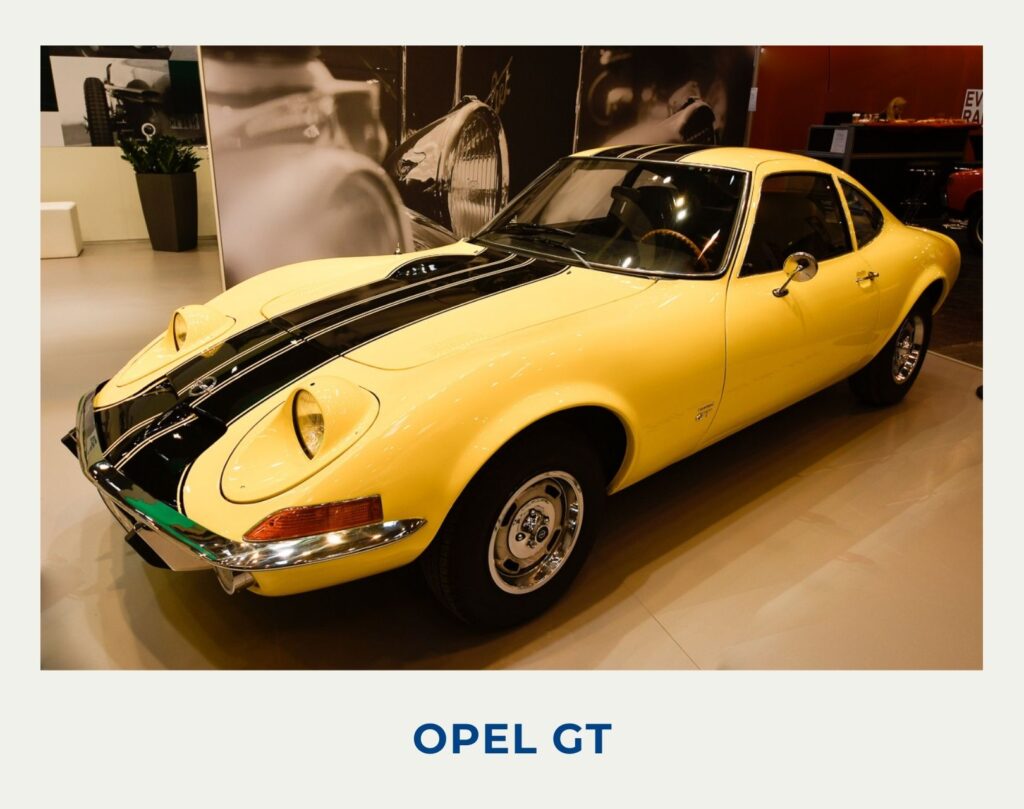 Opel GT Oldtimer - Fahrzeugdaten und Autoglas